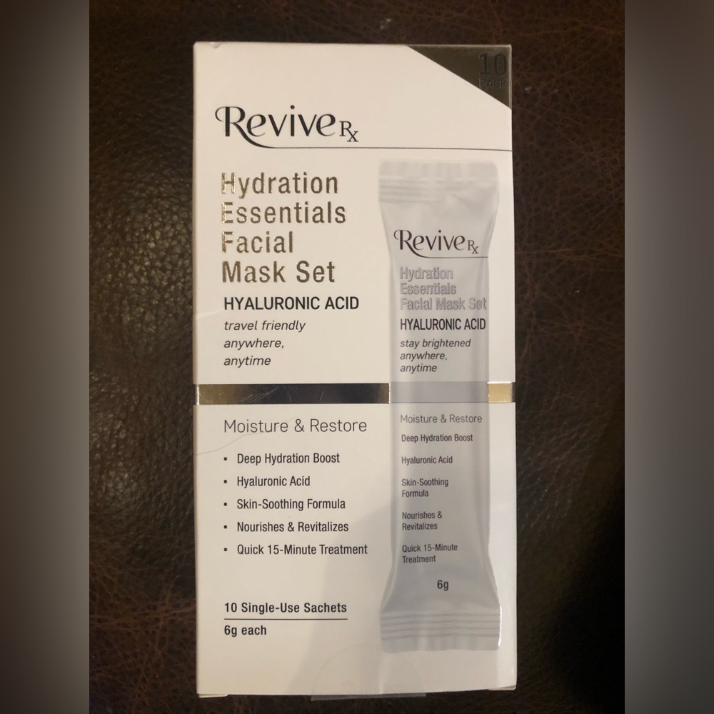 ReviveRx Hydration Essentials Facial Mask Set- 10 pack